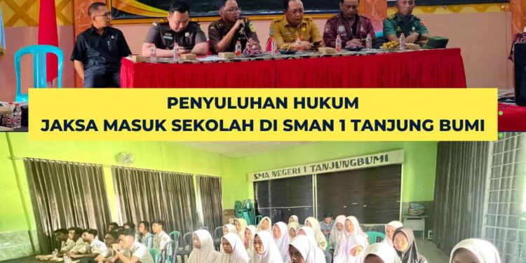 JAKSA MASUK SEKOLAH DI SMAN 1 TANJUNG BUMI