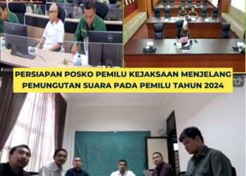 VICON PERSIAPAN POSKO PEMILU KEJAKSAAN MENJELANG PEMUNGUTAN SUARA PEMILU TAHUN 2024