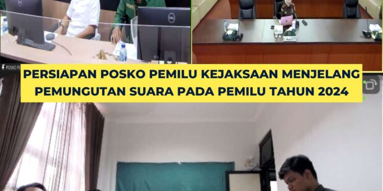 VICON PERSIAPAN POSKO PEMILU KEJAKSAAN MENJELANG PEMUNGUTAN SUARA PEMILU TAHUN 2024