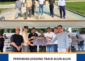 PERESMIAN JOGGING TRACK ALUN-ALUN SEBELAH SELATAN KABUPATEN BANGKALAN