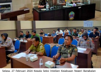 RAPAT KOORDINASI SATGAS SABER PUNGLI KABUPATEN BANGKALAN