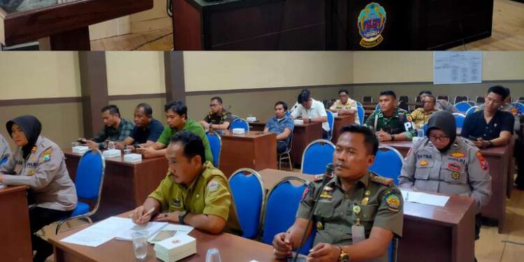 RAPAT KOORDINASI SATGAS SABER PUNGLI KABUPATEN BANGKALAN