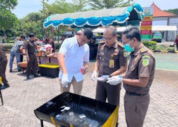 PEMUSNAHAN BARANG BUKTI YANG TELAH MEMPUNYAI KEKUATAN HUKUM TETAP PERIODE MARET 2024