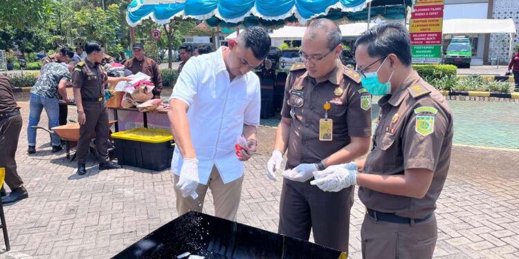 PEMUSNAHAN BARANG BUKTI YANG TELAH MEMPUNYAI KEKUATAN HUKUM TETAP PERIODE MARET 2024