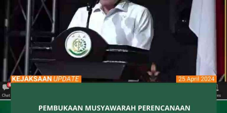 PEMBUKAAN MUSYAWARAH PERENCANAAN PEMBANGUNAN (MUSRENBANG) KEJAKSAAN REPUBLIK INDONESIA TAHUN 2024