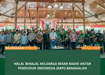 HALAL BIHALAL KELUARGA BESAR RADIO ANTAR PENDUDUK INDONESIA (RAPI) BANGKALAN