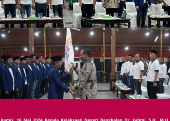 PELANTIKAN DAN PENGUKUHAN PENGURUS KONI KABUPATEN BANGKALAN PERIODE 2024-2028