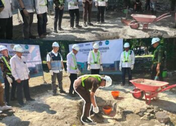 PELETAKAN BATU PERTAMA GEDUNG TEACHING INDUSTRY UNIVERSITAS TRUNOJOYO MADURA