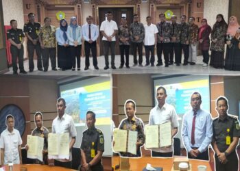 PENANDATANGANAN NOTA KESEPAHAMAN ANTARA UNIVERSITAS TRUNOJOYO MADURA DENGAN KEJAKSAAN NEGERI BANGKALAN