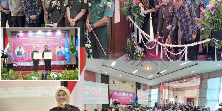 PERJANJIAN KERJASAMA ANTARA KEJAKSAAN TINGGI JAWA TIMUR DENGAN UNIVERSITAS TRUNOJOYO MADURA, PERESMIAN RUMAH RESTORATIVE JUSTICE DAN KULIAH UMUM OLEH KEPALA KEJAKSAAN TINGGI JAWA TIMUR