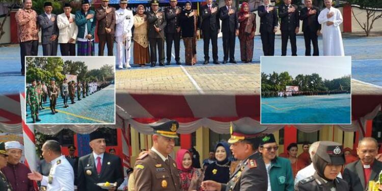 UPACARA MEMPERINGATI HARI ULANG TAHUN BHAYANGKARA KE – 78 TAHUN 2024 DENGAN TEMA “POLRI PRESISI MENUJU INDONESIA EMAS TRANFORMASI EKONOMI YANG INKLUSIF DAN BERKELANJUTAN”