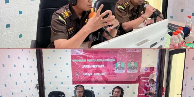 PENYULUHAN HUKUM (LUHKUM) PROGRAM DIALOG INTERAKTIF JAKSA MENYAPA DENGAN TEMA “BAHAYA LATEN JUDI”