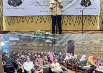 PELEPASAN KEPALA KEJAKSAAN NEGERI BANGKALAN DAN KASUBSI PERTIMBANGAN HUKUM PERDATA DAN TATA USAHA NEGERA KEJAKSAAN NEGERI BANGKALAN