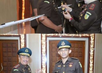 PENGAMBILAN SUMPAH, PELANTIKAN DAN SERAH TERIMA JABATAN KEPALA KEJAKSAAN NEGERI BANGKALAN 