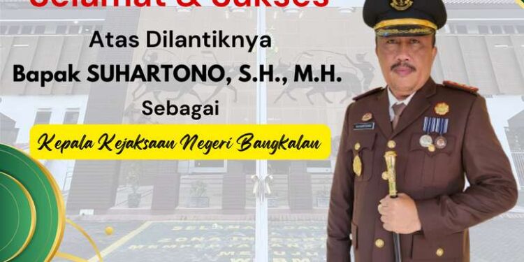 SELAMAT DATANG KEPALA KEJAKSAAN NEGERI BANGKALAN BAPAK SUHARTONO, S.H., M.H.
