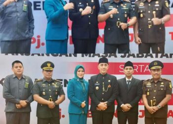 PERPANJANGAN MASA JABATAN PENJABAT BUPATI SERTA PENGUKUHAN PENJABAT SEMENTARA BUPATI/WALIKOTA OLEH PJ. GUBERNUR JAWA TIMUR