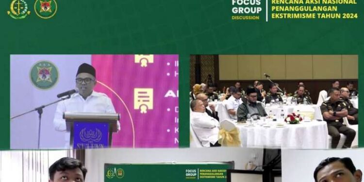 FOCUS GRUP DISCUSION (FGD) DENGAN TEMA PERAN KEJAKSAAN DALAM MENGANTISIPASI AGHT PAHAM EKSTRIMISME, RADIKALISME YANG MENGARAH PADA TERORISME