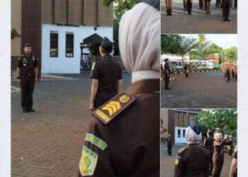 APEL SORE PESERTA LATIHAN DASAR 2024 KEJAKSAAN NEGERI BANGKALAN