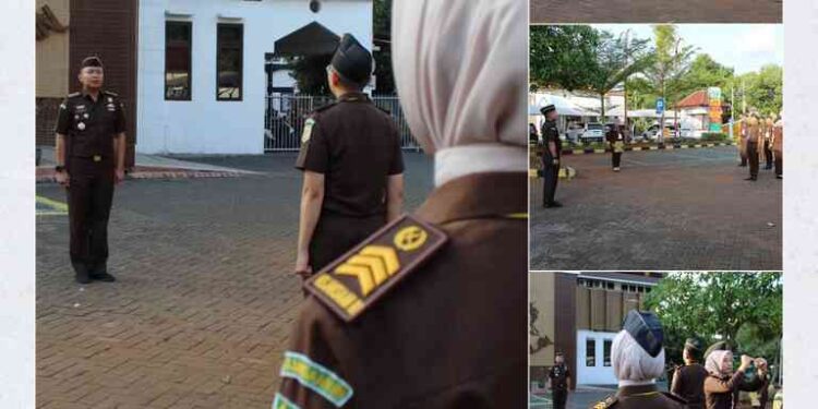 APEL SORE PESERTA LATIHAN DASAR 2024 KEJAKSAAN NEGERI BANGKALAN