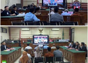 SIDANG KEEMPAT PADA PERKARA DUGAAN TINDAK PIDANA KORUPSI DALAM PENYERTAAN MODAL BUMD / PT. SUMBER DAYA KEPADA PT. AMAN PADA TA. 2019 DENGAN AGENDA PEMBUKTIAN