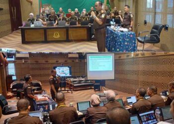 PELAKSANAAN PENGUATAN KOMPETENSI TEKNIS BIDANG TUGAS (PKTBT) PELATIHAN DASAR (LATSAR) CPNS GOL.II & GOL.III KEJAKSAAN RI TA 2024