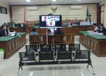 SIDANG KEENAM PADA PERKARA DUGAAN TINDAK PIDANA KORUPSI DALAM PENYERTAAN MODAL BUMD / PT. SUMBER DAYA KEPADA PT. AMAN PADA TA. 2019 DENGAN AGENDA PEMBUKTIAN (PEMERIKSAAN SAKSI DAN BARANG BUKTI)