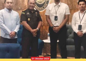 KUNJUNGAN KEPALA KANTOR BEA CUKAI MADURA, KEPALA PERHUTANI KPH MADURA, PIMPINAN CABANG BANK BANGKALAN, PIMPINAN CABANG BRI BANGKALAN