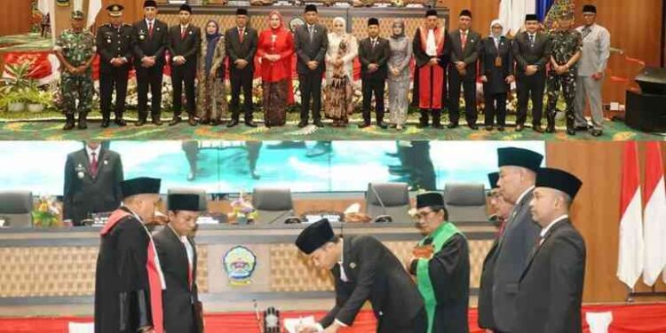 RAPAT PARIPURNA PENGUCAPAN SUMPAH/JANJI PIMPINAN DPRD KAB. BANGKALAN MASA JABATAN 2024 – 2029