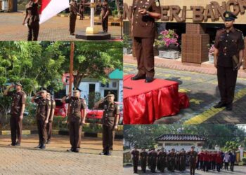 UPACARA PERINGATAN HARI SUMPAH PEMUDA KE-96 TAHUN 2024 DI KEJAKSAAN NEGERI BANGKALAN