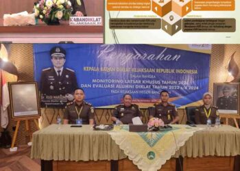 PENGARAHAN KEPALA BADAN DIKLAT KEJAKSAAN REPUBLIK INDONESIA DALAM RANGKA MONITORING LATSAR KHUSUS TAHUN 2024 DAN EVALUASI ALUMNI DIKLAT TAHUN 2022 s/d 2024