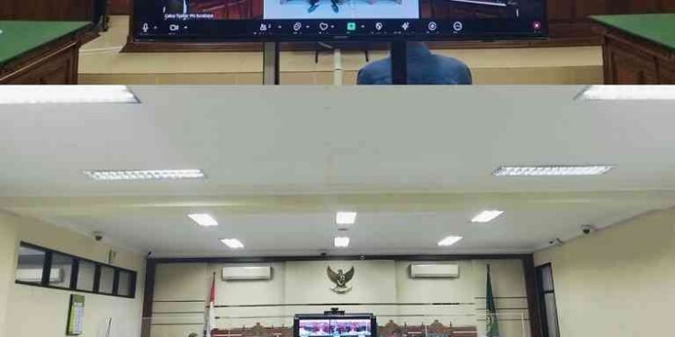 SIDANG TIPIKOR DALAM PENYERTAAN MODAL USAHA BUMD PD. SUMBER DAYA KABUPATEN BANGKALAN KE PT. AMAN PADA TA.2019 DENGAN AGENDA PEMBACAAN TUNTUTAN