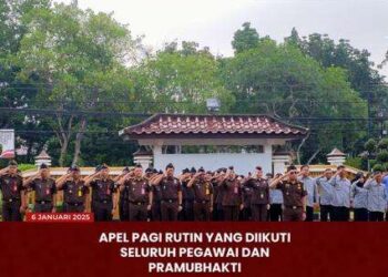 APEL PAGI RUTIN KEJAKSAAN NEGERI BANGKALAN
