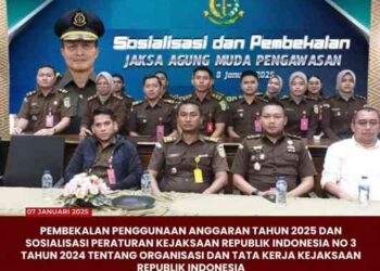 SOSIALISASI PERATURAN KEJAKSAAN REPUBLIK INDONESIA NO 3 TAHUN 2024 TENTANG ORGANISASI DAN TATA KERJA KEJAKSAAN RI