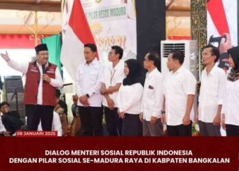 DIALOG MENTERI SOSIAL REPUBLIK INDONESIA DENGAN PILAR SOSIAL SE-MADURA RAYA DI KABPATEN BANGKALAN