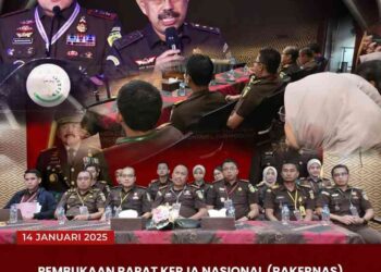 PEMBUKAAN RAPAT KERJA NASIONAL (RAKERNAS) KEJAKSAAN REPUBLIK INDONESIA TAHUN 2025