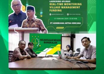 LAUNCHING APLIKASI REAL TIME MONITORING VILLAGE MANAGEMENT FUNDING KEJAKSAAN REPUBLIK INDONESIA TAHUN ANGGARAN 2024