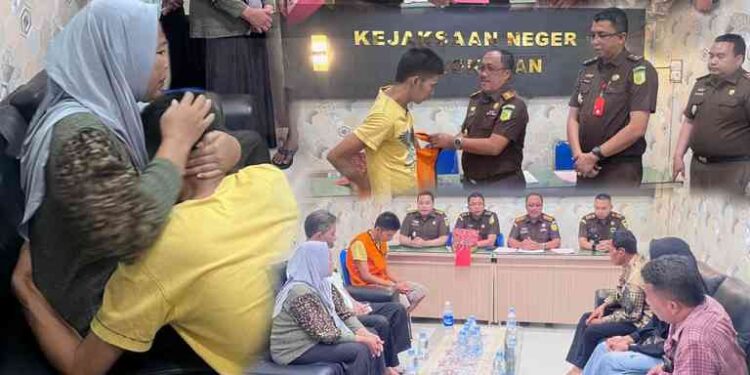 PENYELESAIAN PERKARA BERDASARKAN KEADILAN RESTORATIF TERHADAP 1 (SATU) ORANG TERSANGKA