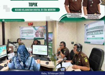 PENYULUHAN HUKUM (LUHKUM) PROGRAM DIALOG INTERAKTIF JAKSA MENYAPA DENGAN TEMA “RESIKO KEJAHATAN DIGITAL DI ERA MODERN”