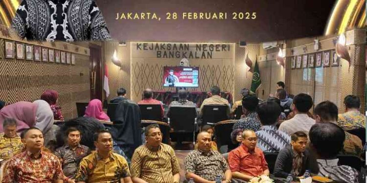KUNJUNGAN KERJA VIRTUAL JAKSA AGUNG REPUBLIK INDONESIA