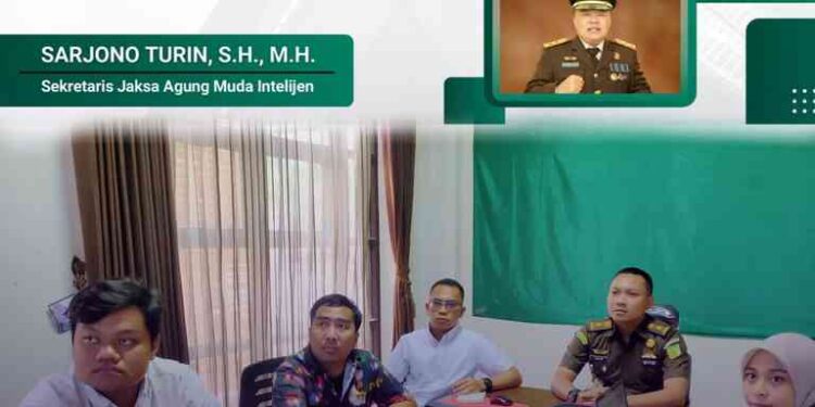 PENGARAHAN SEKRETARIS JAKSA AGUNG MUDA INTELIJEN TENTANG SOSIALISASI SISTEM PELAPORAN MAKAN BERGIZI GRATIS (MBG) MELALUI APLIKASI INTELIZ