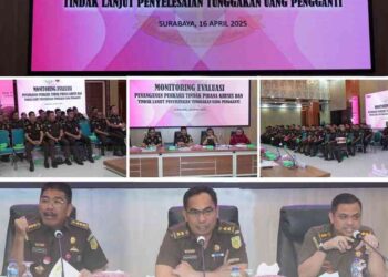MONITORING EVALUASI PENANGANAN PERKARA TINDAK PIDANA KHUSUS DAN TINDAK LANJUT PENYELESAIAN TUNGGAKAN UANG PENGGANTI