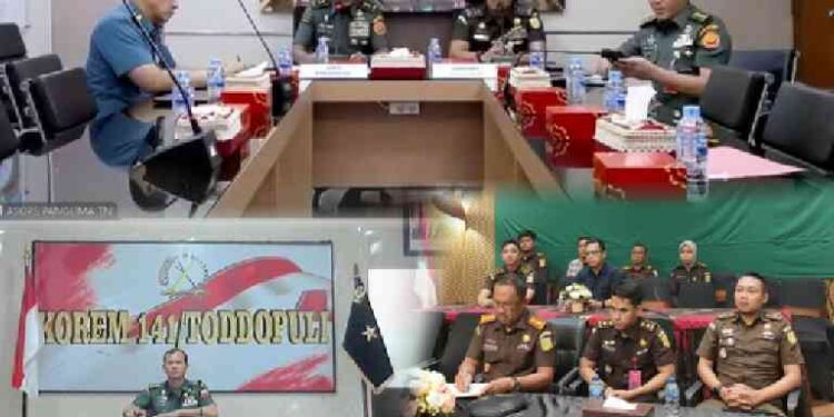 RAPAT KOORDINASI TENTANG DUKUNGAN PENGAMANAN OLEH TNI KEPADA KEJAKSAAN TINGGI DAN KEJAKSAAN NEGERI DI SELURUH WILAYAH INDONESIA