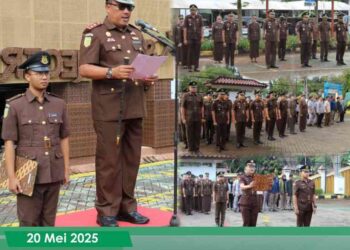 UPACARA PERINGATAN HARI KEBANGKITAN NASIONAL REPUBLIK INDONESIA KE-117 TAHUN 2025 DI KEJAKSAAN NEGERI BANGKALAN