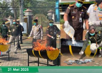 PEMUSNAHAN BARANG BUKTI YANG TELAH MEMPUNYAI KEKUATAN HUKUM TETAP OLEH KEJAKSAAN NEGERI BANGKALAN
