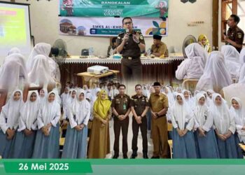 PENYULUHAN HUKUM JAKSA MASUK SEKOLAH DENGAN TEMA “KESADARAN HUKUM BAGI GENERASI MUDA” DI SMKS AL-KHOLILIYAH BANGKALAN