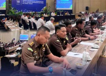 RAPAT KOORDINASI PEMBAHASAN PENINGKATAN NILAI INDEKS KEMERDEKAAN PERS DI JAWA TIMUR