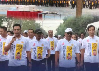 OLAHRAGA BERSAMA DALAM RANGKA HARI BHAYANGKARA KE 79 TAHUN 2025