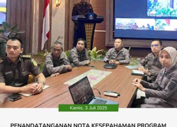 PENANDATANGANAN NOTA KESEPAHAMAN PROGRAM JAKSA GARDA DESA (JAGA DESA)