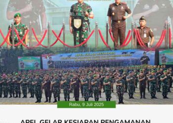 APEL GELAR KESIAPAN PENGAMANAN KEJAKSAAN TINGGI DAN KEJAKSAAN NEGERI WILAYAH JAWA TIMUR