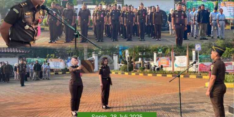 APEL PAGI RUTIN KEJAKSAAN NEGERI BANGKALAN SENIN, 28 JULI 2025